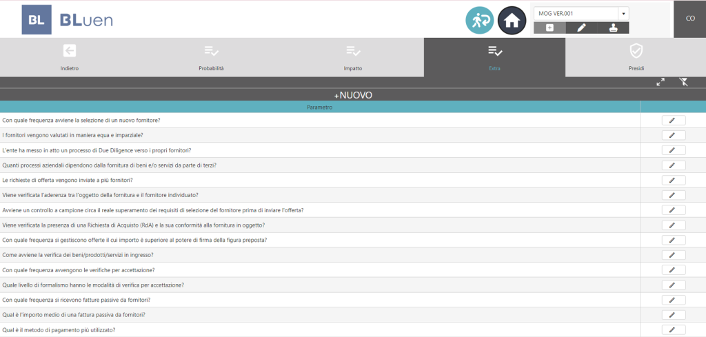 Check List personalizzabili Bluen Software 231